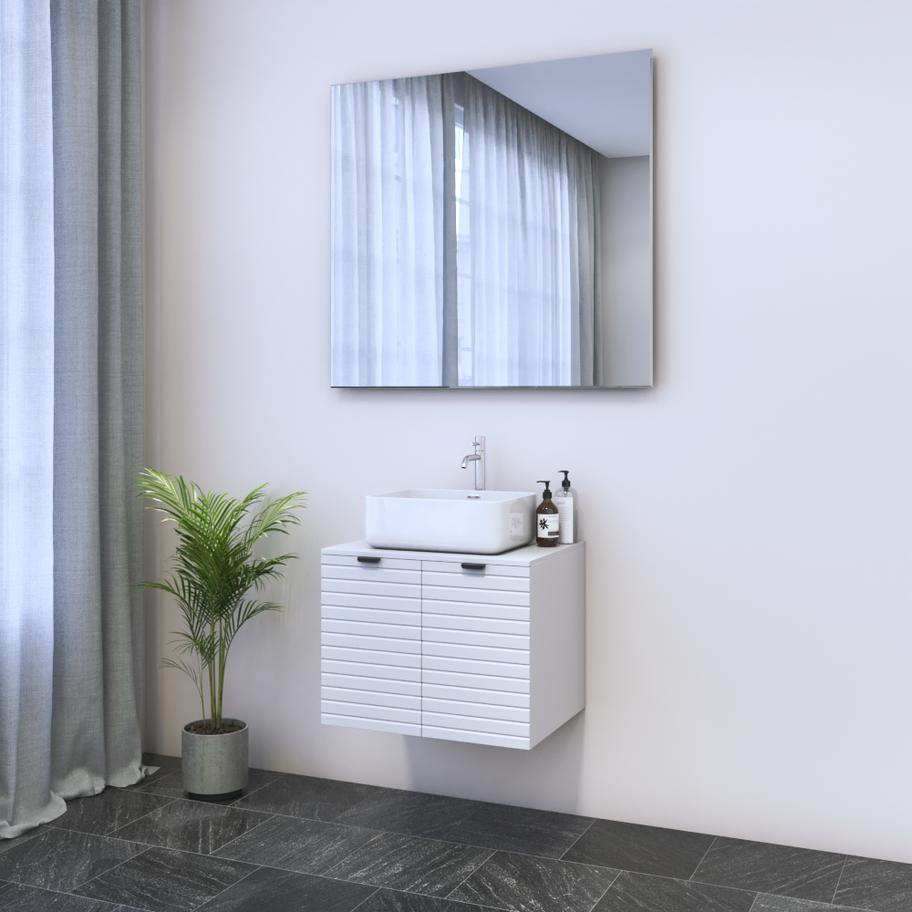 Capri 2D 60 Floating Bathroom Vanity