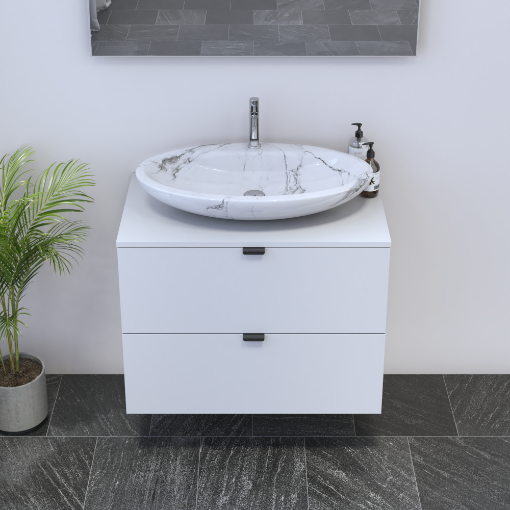 Ines 2S 80 Floating Bathroom Vanity