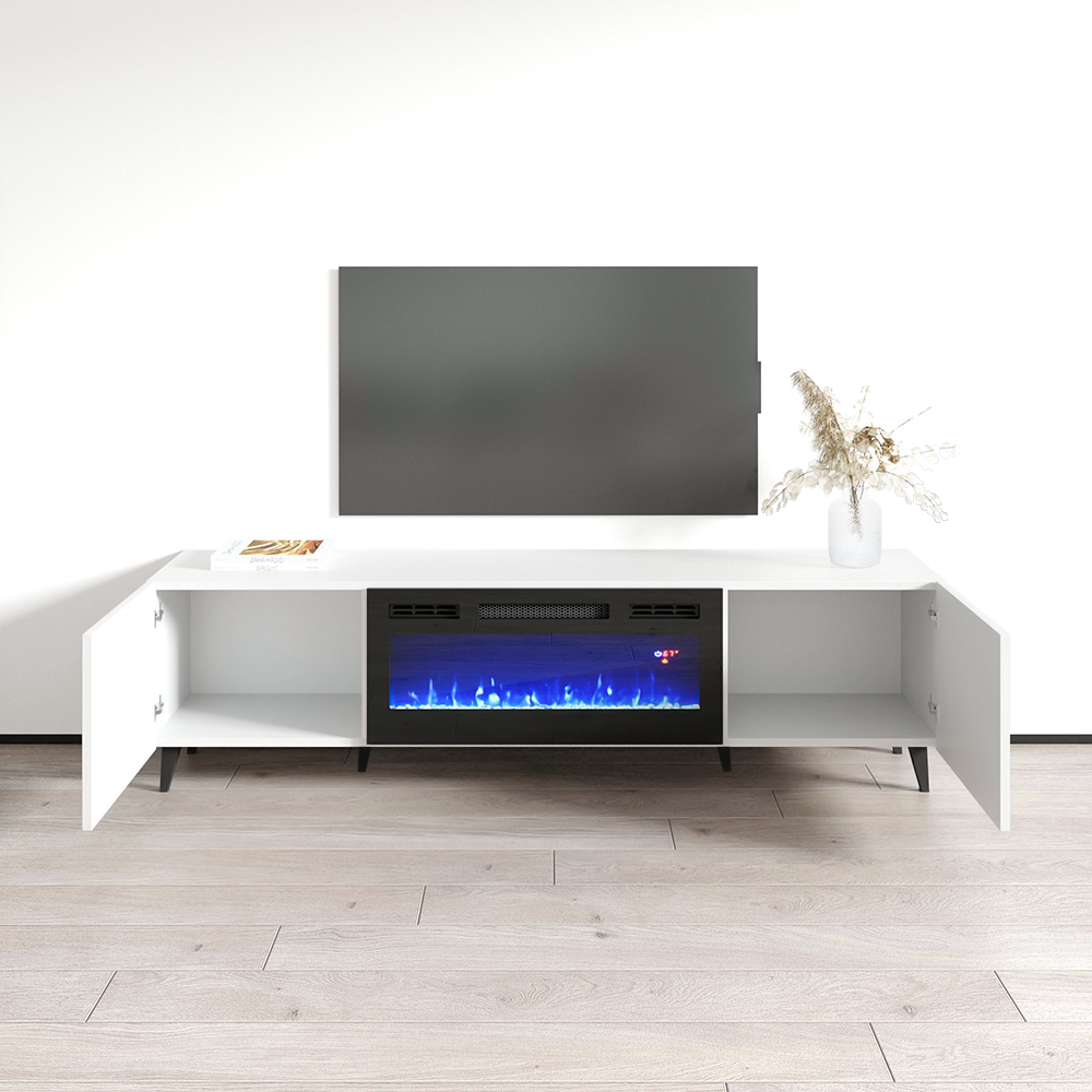 Pafos BL-EF Fireplace TV Stand