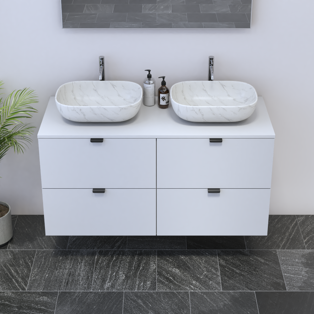 Ines 4S 120 Floating Bathroom Vanity