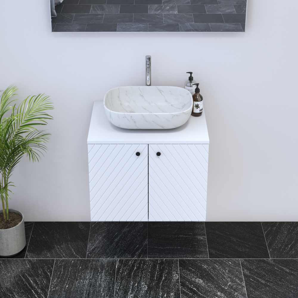 Avela 2D 60 Floating Bathroom Vanity