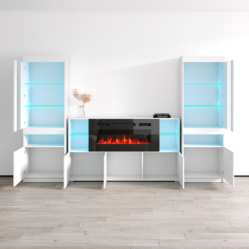 Komi 03 Fireplace Entertainment Center