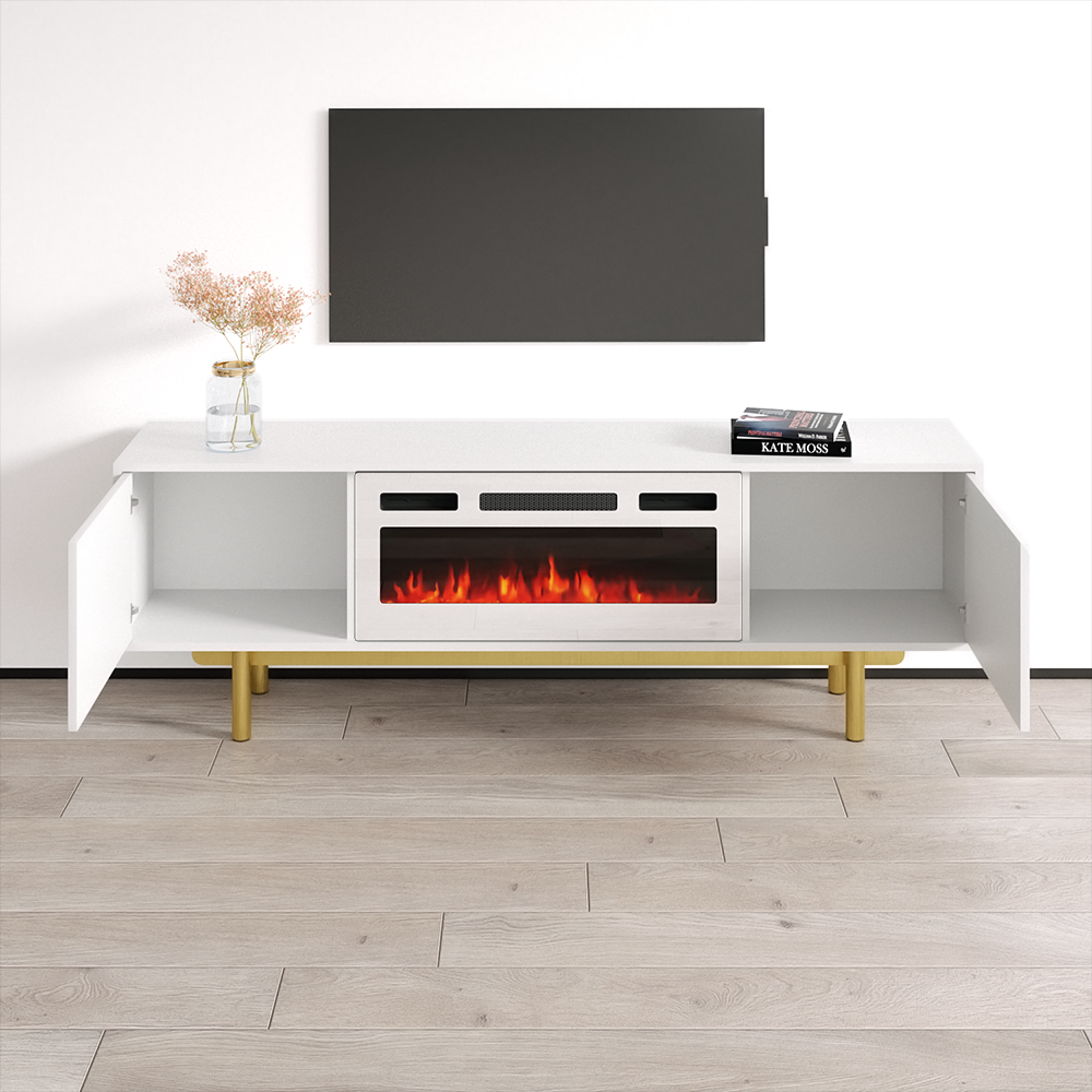 Karp WH-EF Fireplace TV Stand