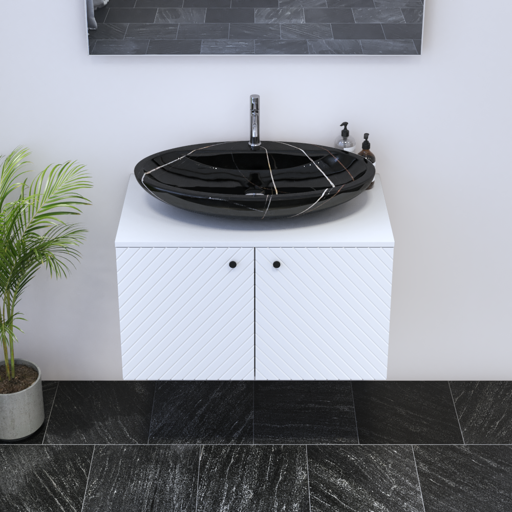 Avela 2D 80 Floating Bathroom Vanity