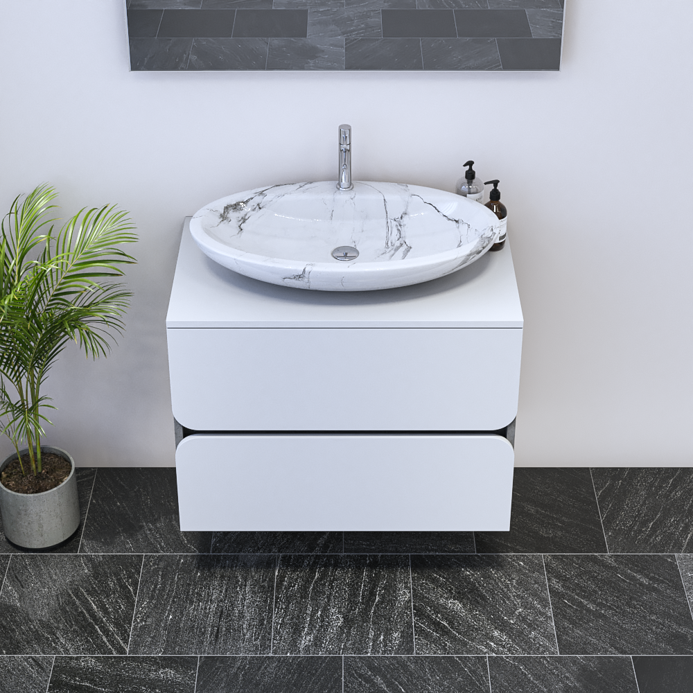 Azurro 2S 80 Floating Bathroom Vanity