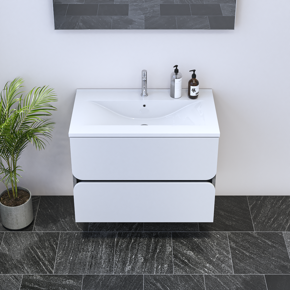 Azurro 2S 80 Floating Bathroom Vanity