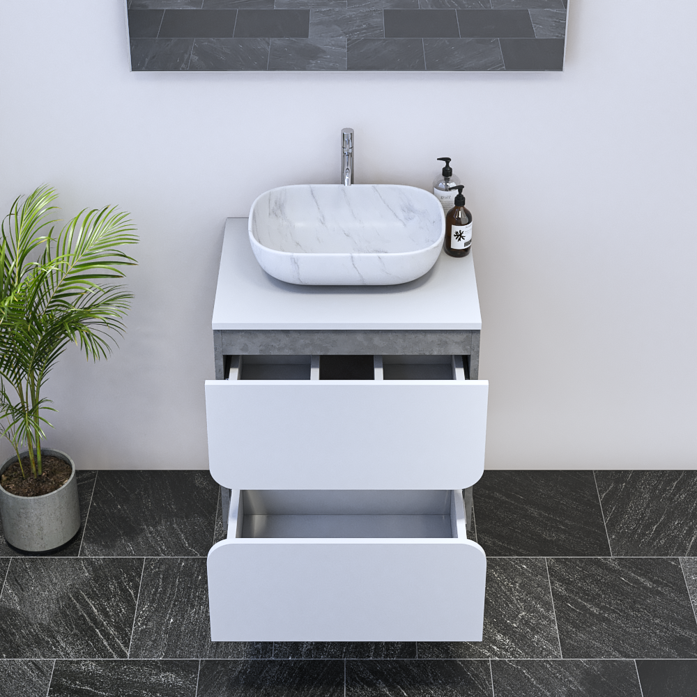 Azurro 2S 60 Floating Bathroom Vanity