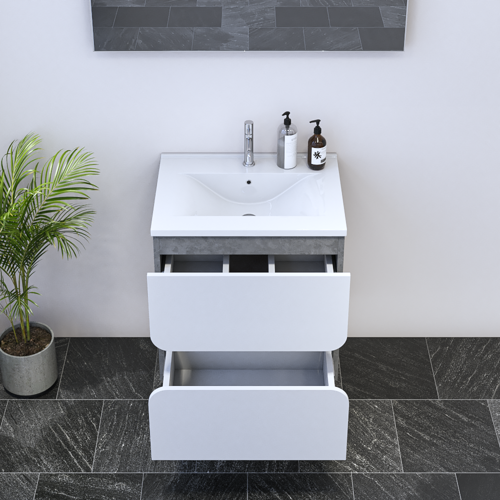 Azurro 2S 60 Floating Bathroom Vanity