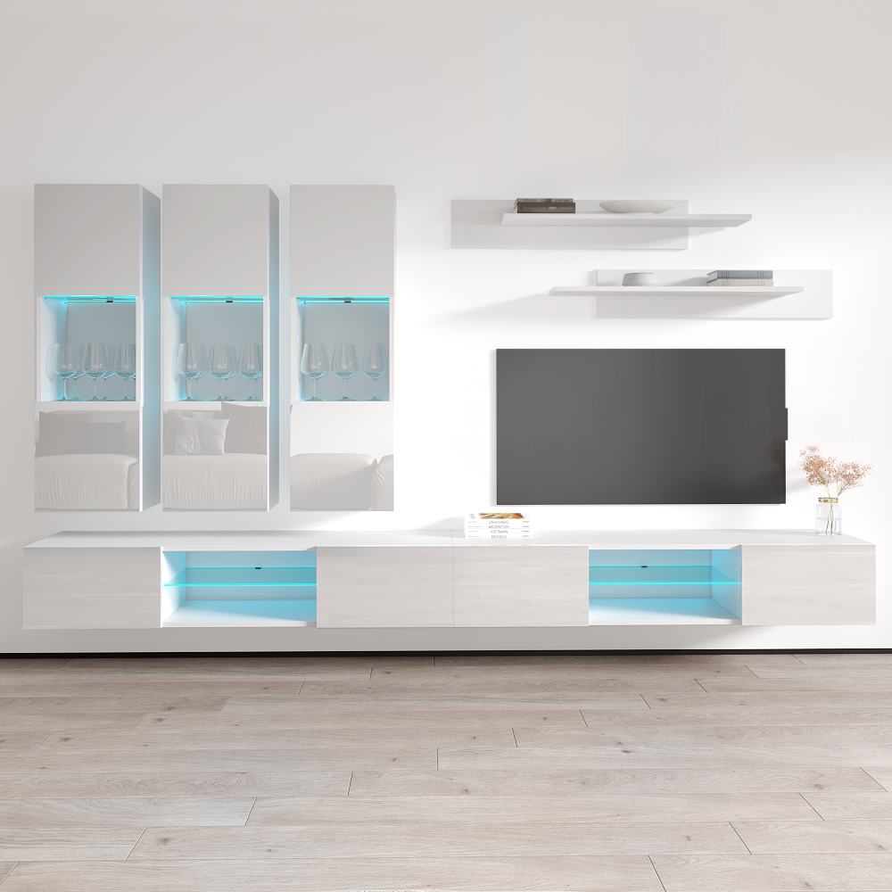 Fly E 33TV Floating Entertainment Center