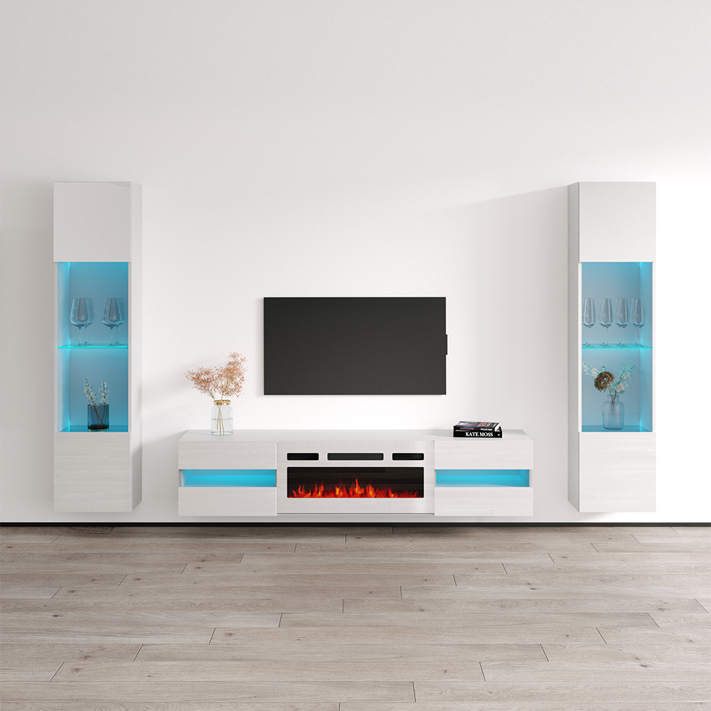 Metro WH-EF Floating Fireplace Entertainment Center