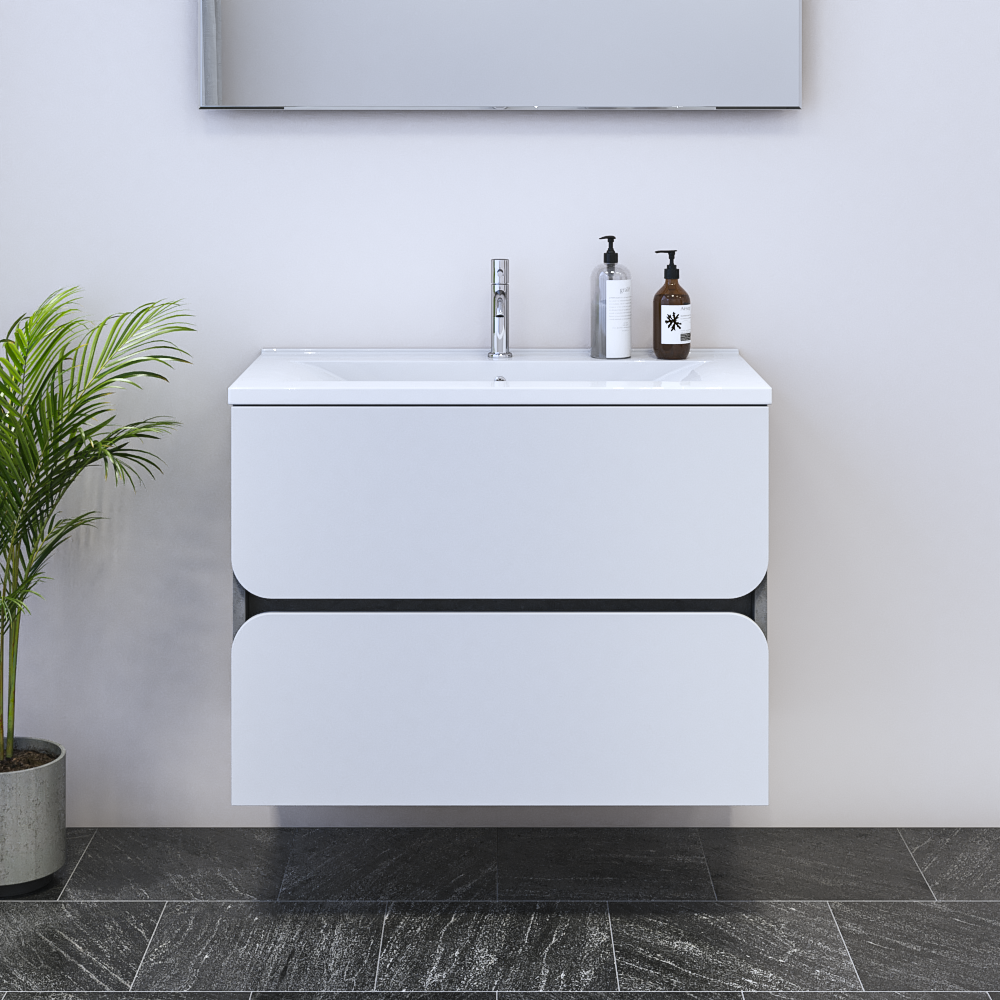 Azurro 2S 80 Floating Bathroom Vanity