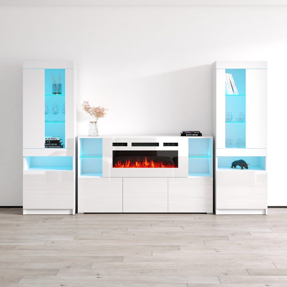 Komi WH03 Fireplace Entertainment Center