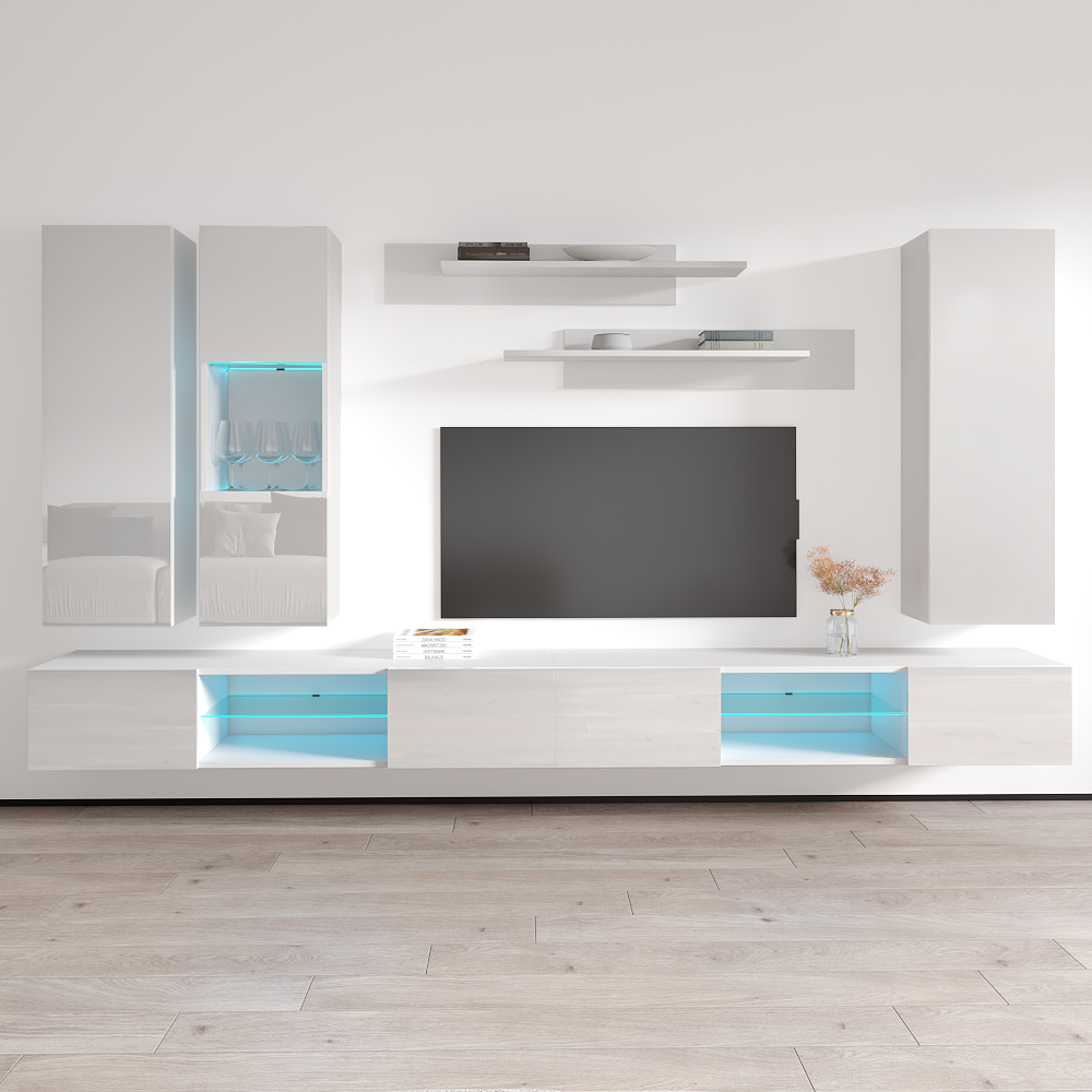 Fly E 33TV Floating Entertainment Center