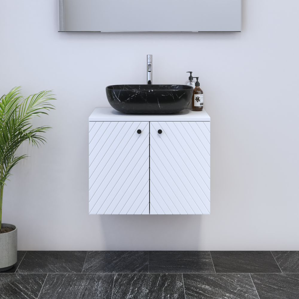 Avela 2D 60 Floating Bathroom Vanity