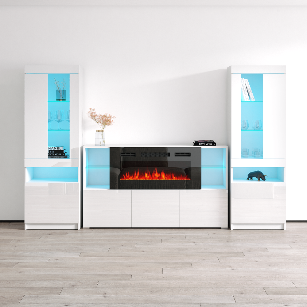 Komi 03 Fireplace Entertainment Center