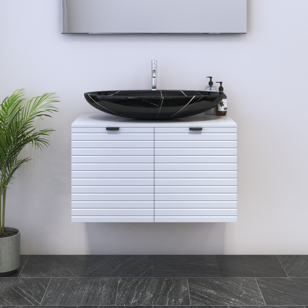 Capri 2D 80 Floating Bathroom Vanity