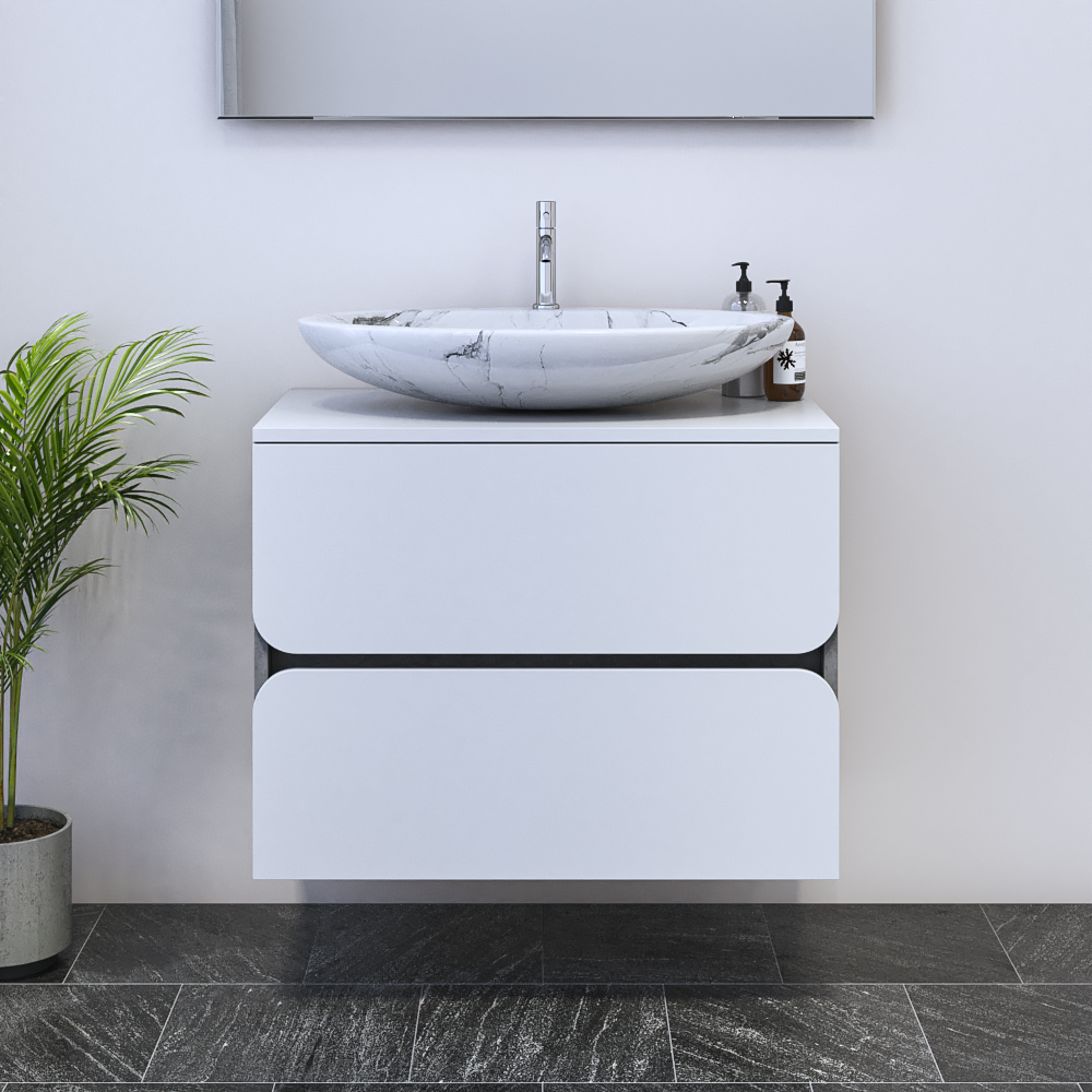 Azurro 2S 80 Floating Bathroom Vanity